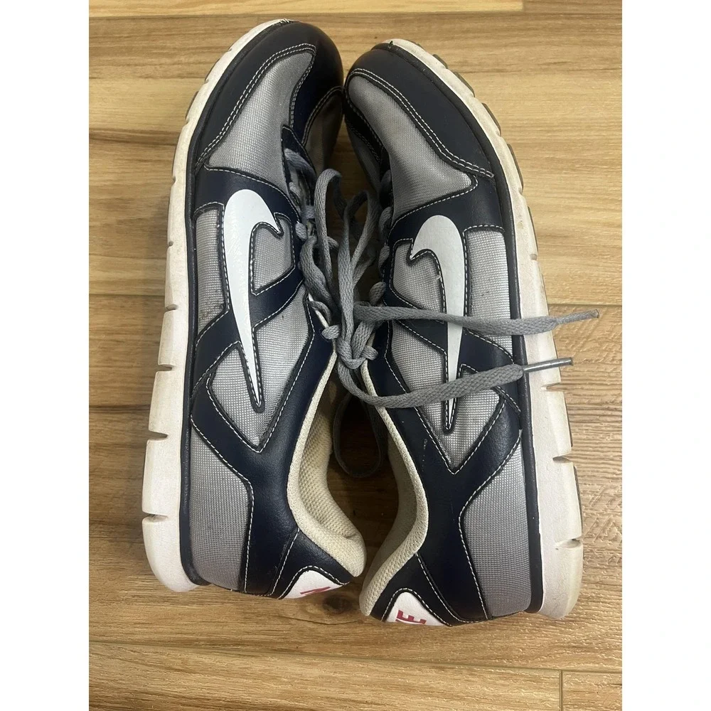 Vtg Nike Oceania NM Shoes WM Size 7.5 Gray Navy Mesh Athletic‎ Running Sneakers